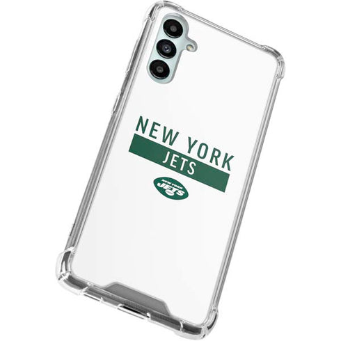NFL New York Jets White Performance Series Galaxy A15 5G Clear Case